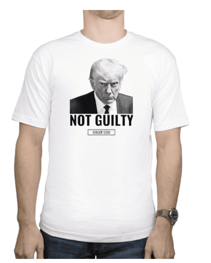Not Guilty White Cotton T-Shirt